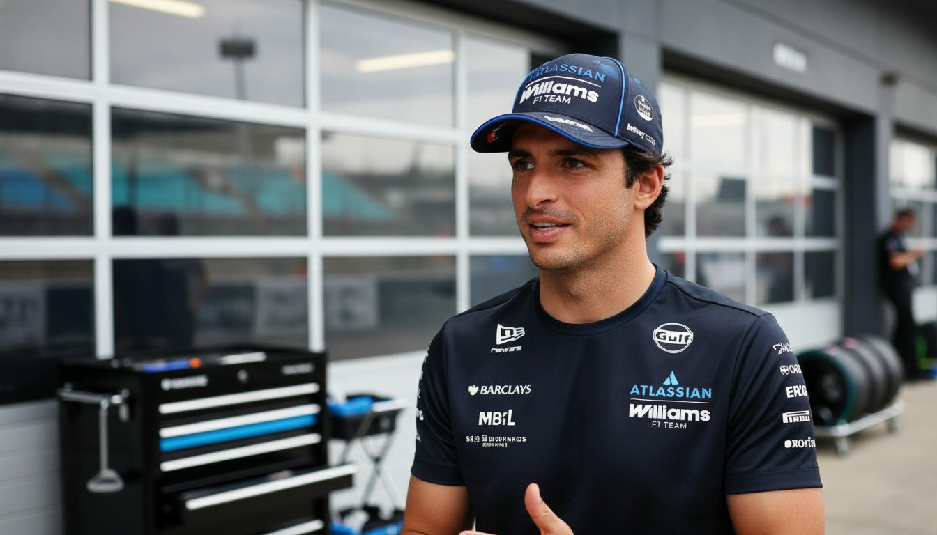 Carlos Sainz expressa ceticismo sobre o futuro da Williams com novos upgrades