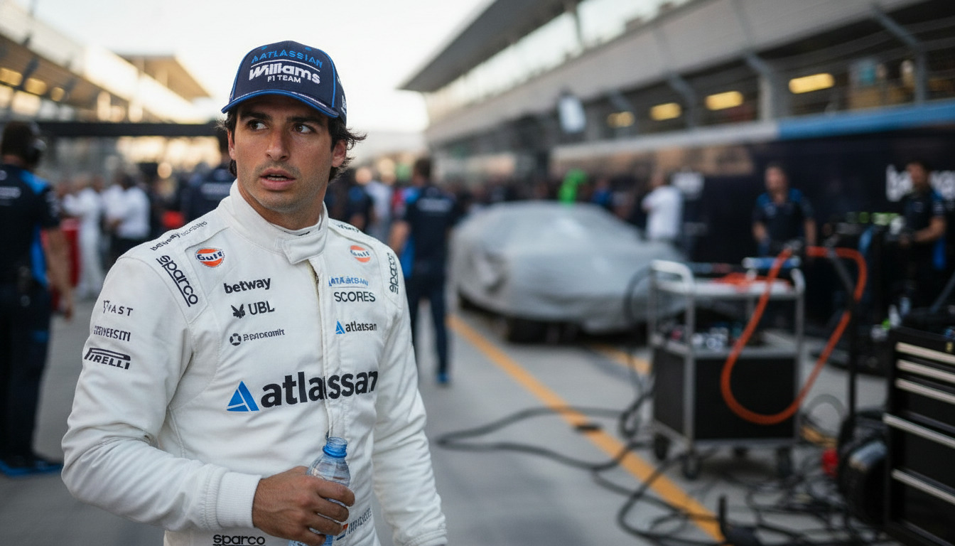 Penalidade de Carlos Sainz abala Williams no GP da Bélgica