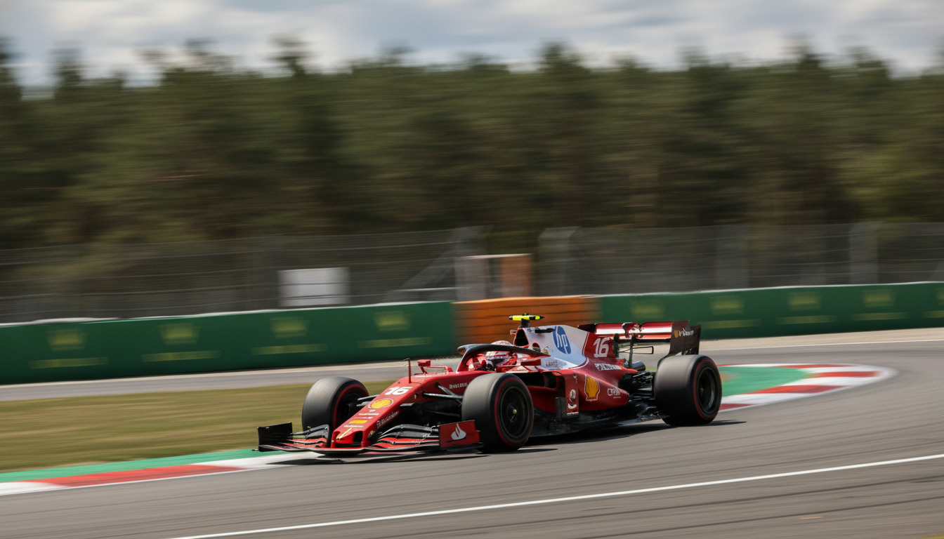 Leclerc celebra pódio em Spa e Ferrari mostra avanço crucial