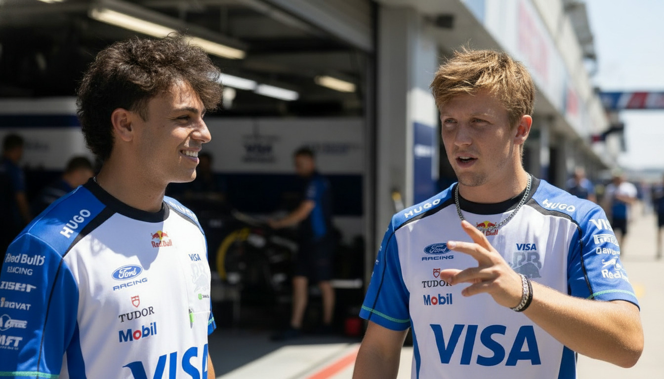 Lawson e Lindblad surpreendem fãs em voo easyJet Pós-gp