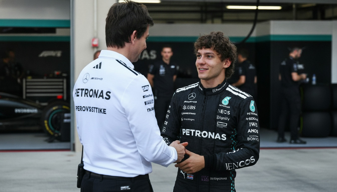 Mercedes já via Kimi Antonelli como sucessor antes de estrear na F2