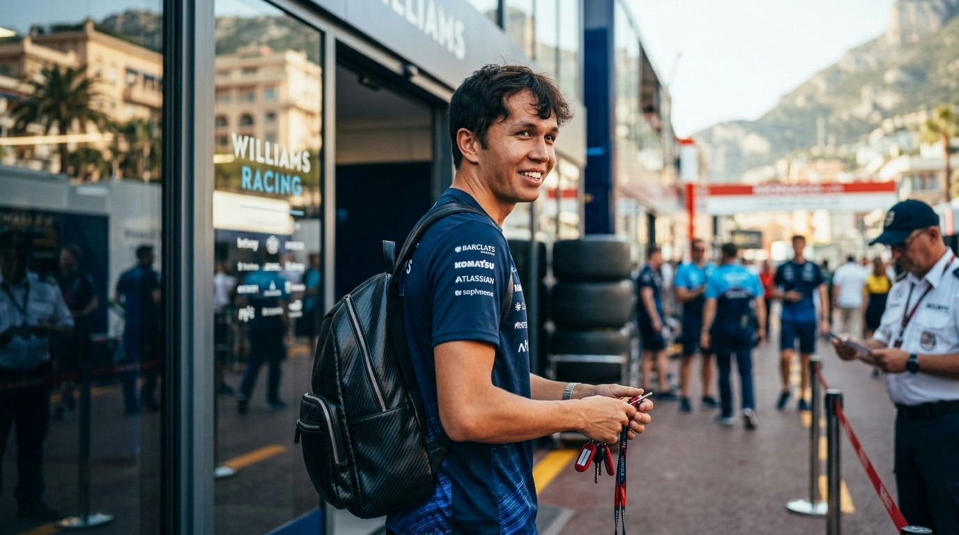 Alex Albon viraliza com piada sobre a Red Bull em desafio da F1