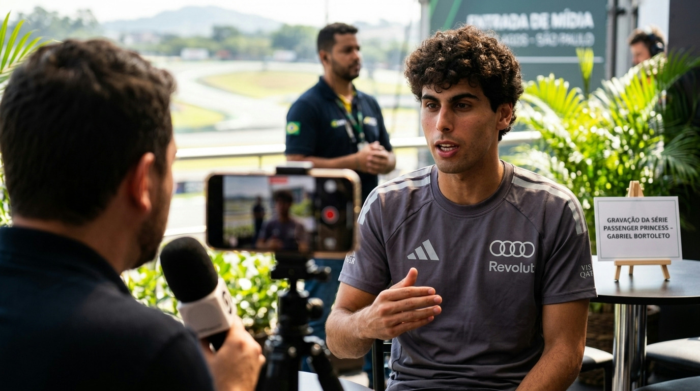 Gabriel Bortoleto abre o jogo sobre a F1 em série viral do Youtube