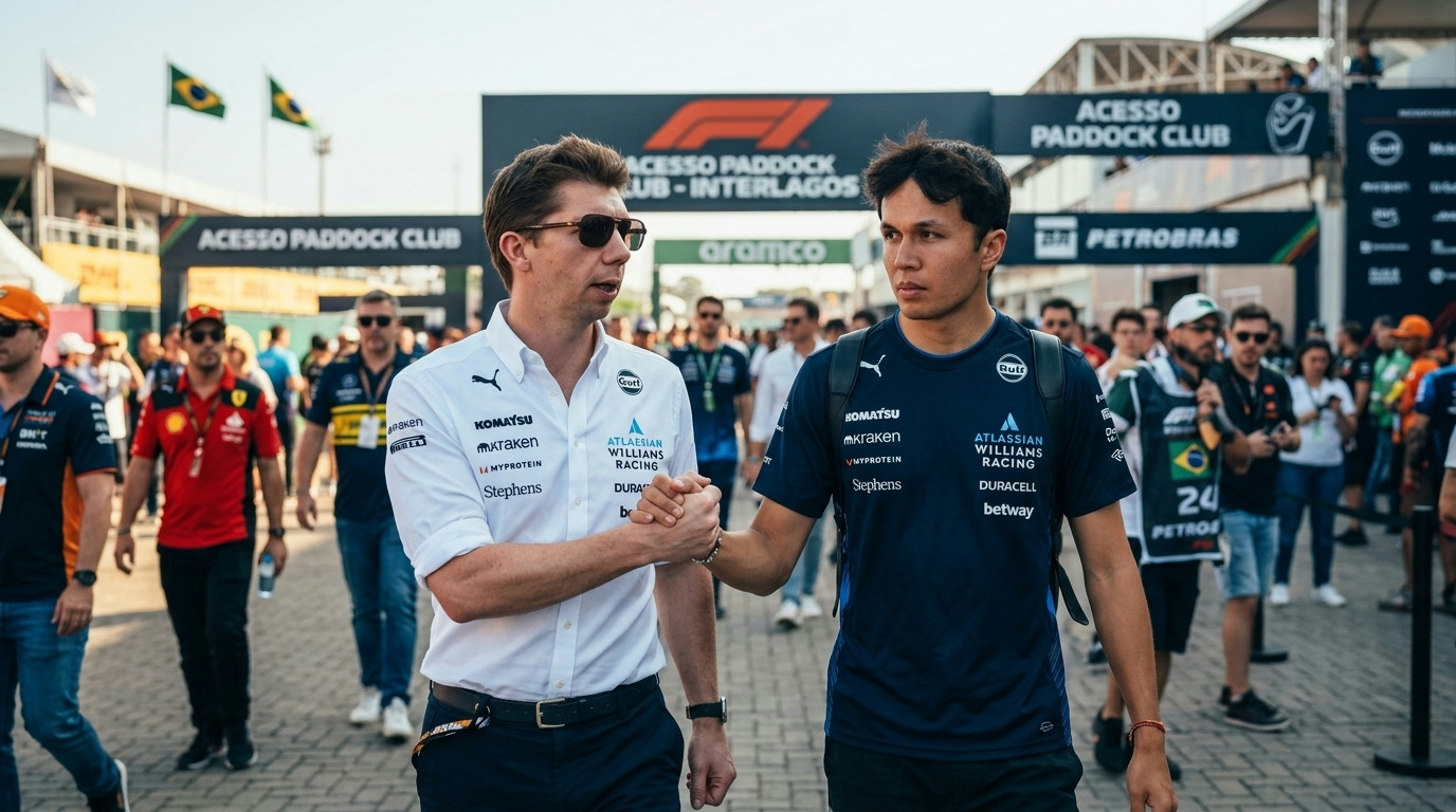 Williams F1 respira aliviada com renovação de Alex Albon e Carlos Sainz