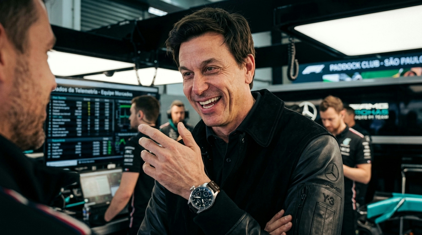 A resiliência de Toto Wolff e seu relógio IWC de alto valor