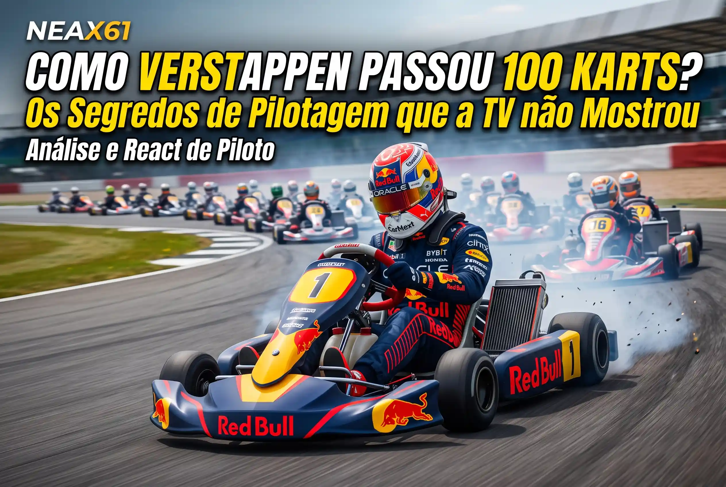 Max Verstappen vs 101 pilotos ESPN Red Bull Silverstone Kart